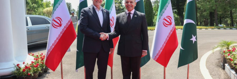استقبال رسمی نخست وزیر پاکستان از دکتر پزشکیان