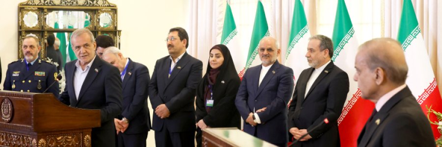 نشست مطبوعاتی مشترک با نخست وزیر پاکستان