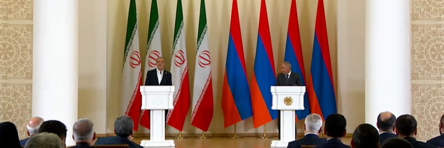 نشست خبری مشترک دکتر پزشکیان با نخست‌وزیر ارمنستان