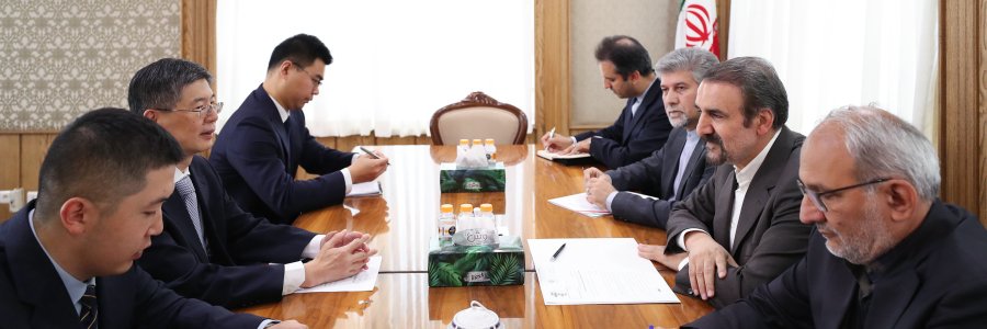 دیدار سفیر جمهوری خلق چین با مشاور سیاسی رئیس جمهور