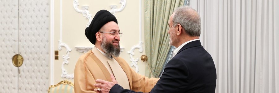 دیدار سید عمار حکیم با رئیس جمهور