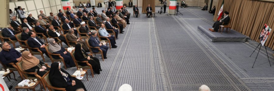 گزارش رئیس‌جمهور در دیدار اعضای هیئت دولت با رهبر معظم انقلاب اسلامی