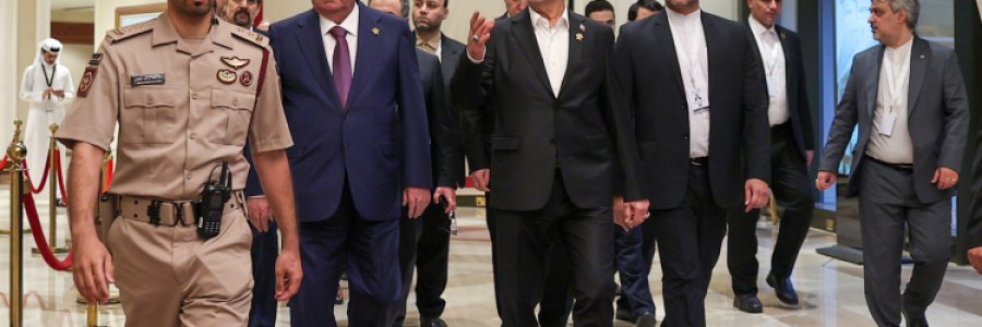 دیدار روسای جمهور ایران و تاجیکستان