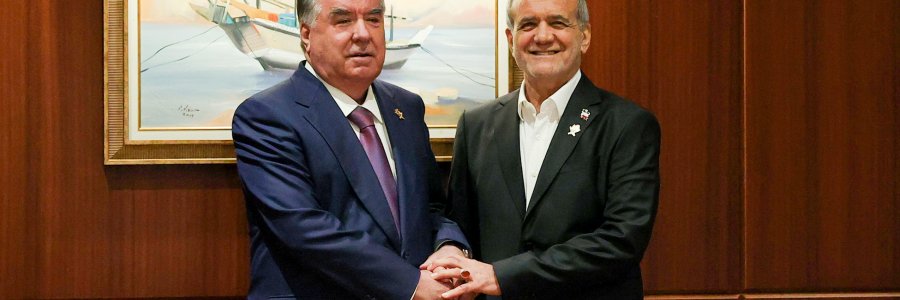 دکتر پزشکیان: روابط ایران و تاجیکستان با تکیه بر اشتراکات به شکل رضایت‌بخشی در حال ارتقاست/ رئیس جمهور تاجیکستان: شخصا پیگیر بالفعل شدن گسترش همکاری‌های فیمابین هستم