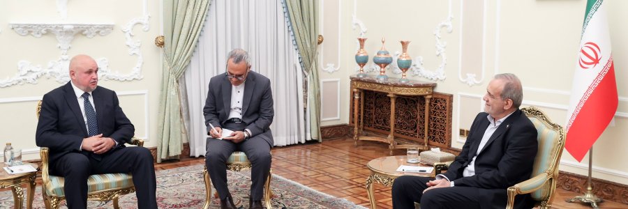دیدار وزیر انرژی روسیه با رئیس جمهور
