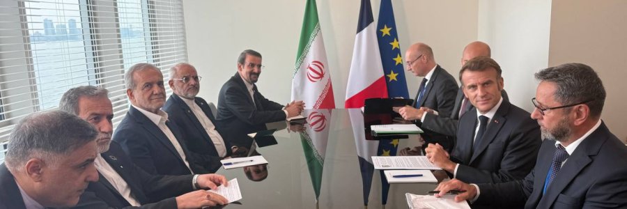 دیدار با رئیس‌جمهور فرانسه