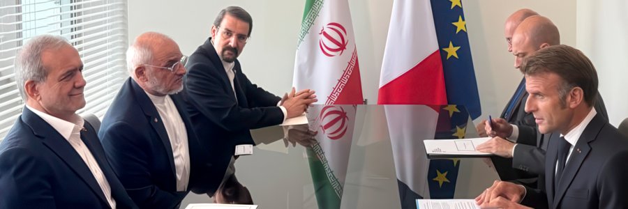 تاکید دکتر پزشکیان و مکرون بر حل و فصل مسئله هسته‌ای از مسیر گفت‌وگو