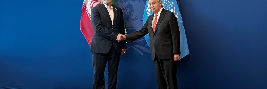 دیدار با دبیرکل سازمان ملل