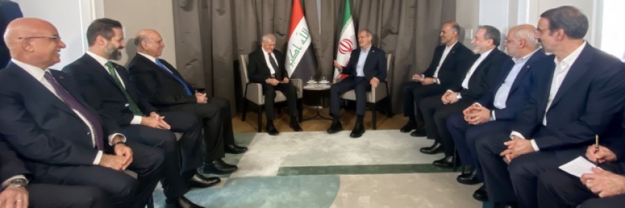 دیدار روسای جمهور ایران و عراق