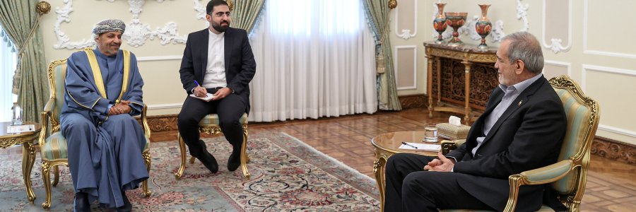  دیدار وزیر کشور عمان با رئیس جمهور