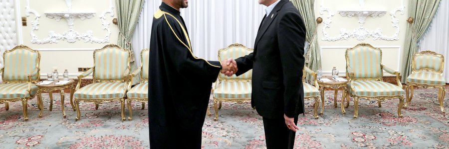 دیدار وزیر امور خارجه عمان با رئیس جمهور