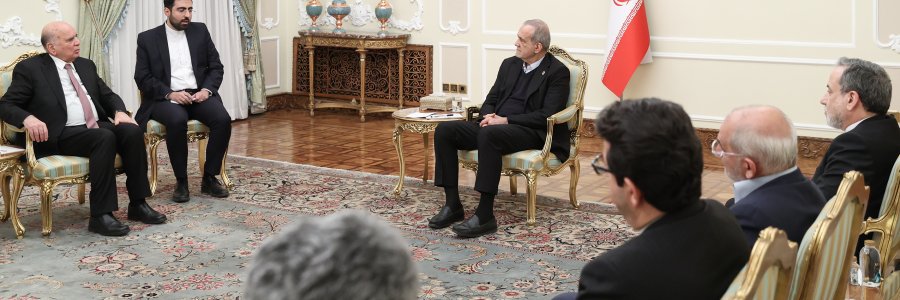 دیدار وزیر خارجه عراق با رئیس جمهور