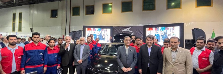 افتتاح خط تولید خودروی جدید کرمان موتور با حضور معاون اجرایی رئیس‌جمهور