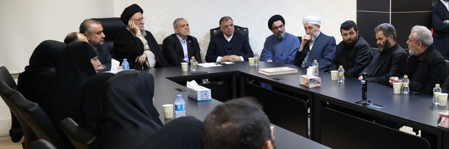 دیدار با جمعی از خانواده‌های شهدا و آسیب‌دیدگان حوادث دی ماه