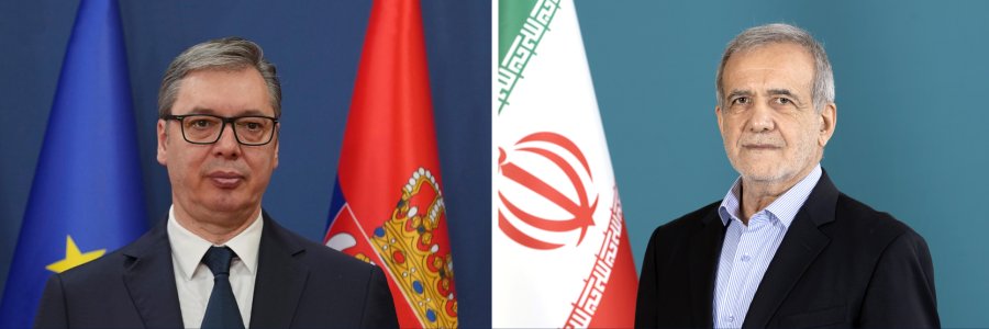 الرئیس بزشكيان يهنئ نظيره الصربي باليوم الوطني لبلاده