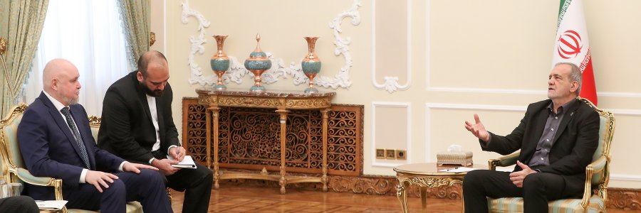 دیدار وزیر انرژی روسیه با رئیس جمهور