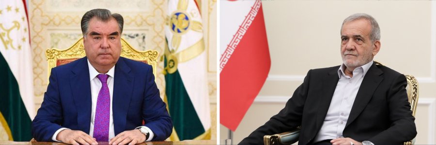 الرئيس الطاجيكستاني يؤكد على تطوير وتعزيز علاقات الصداقة والتعاون المفيد مع إيران
