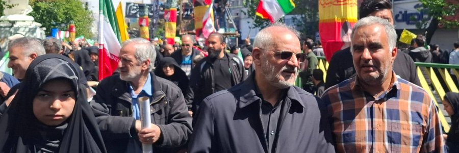 حضور دکتر حاجی‌میرزایی در آیین چهلمین روز شهادت رهبر معظم انقلاب اسلامی 