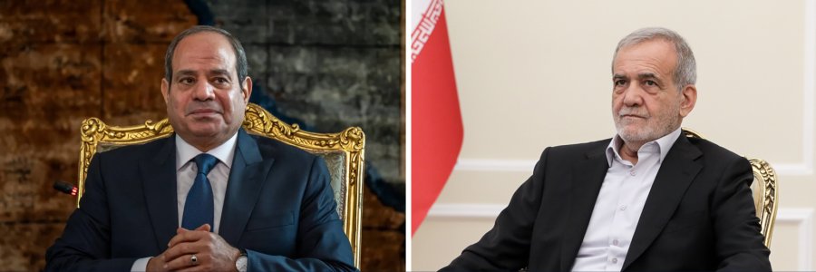 الرئيسان بزشكيان والسيسي يشددان على الحلول الدبلوماسية لتسوية القضايا وبدء فصل جديد في العلاقات الإقليمية
