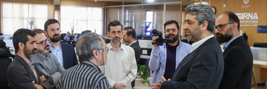 بازدید معاون ارتباطات و اطلاع‌رسانی دفتر رئیس‌جمهور از خبرگزاری ایرنا