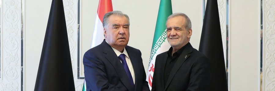 رئيس الجمهورية يعرب عن تقديره لحضور وتضامن نظيره الطاجيكستاني ويشدد على ضرورة توسيع العلاقات الثنائية

