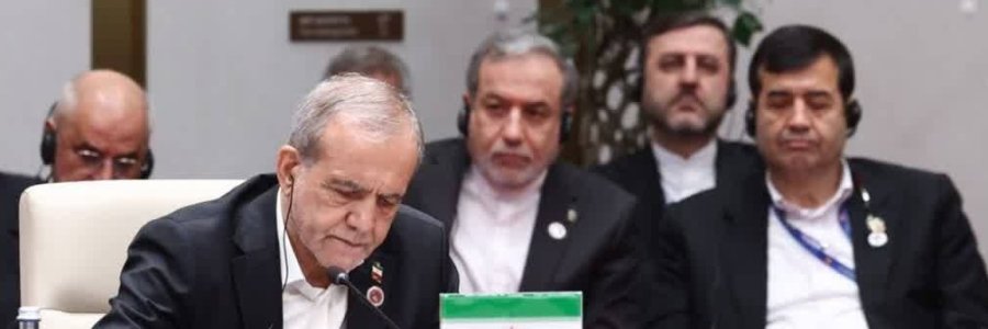 محادثة قصيرة بين الرئيسين الإيراني والصيني على هامش قمة منظمة شنغهاي للتعاون
