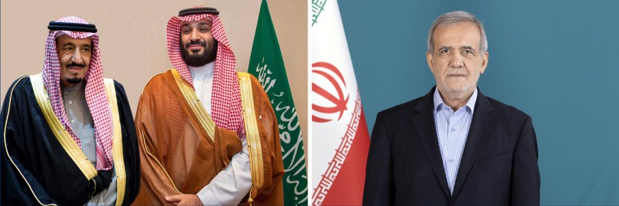 رئیس الجمهورية يهنئ العاهل السعودي وولي عهده باليوم الوطني للمملكة
