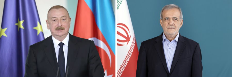 الرئيسان الإيراني والأذربيجاني يشددان على أهمية مواصلة المشاورات وتعزيز العلاقات الثنائية

