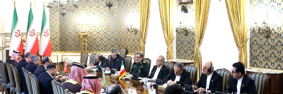 دیدار مقامات ترکیه، پاکستان و عربستان با رییس جمهور