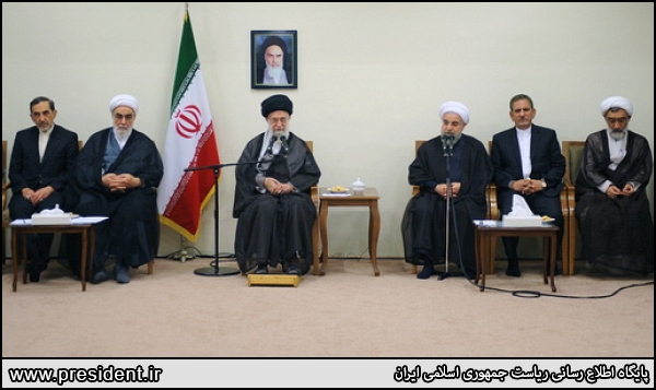 متن سخنان دکتر روحانی در دیدار اعضای هیات دولت با رهبر معظم انقلاب اسلامی