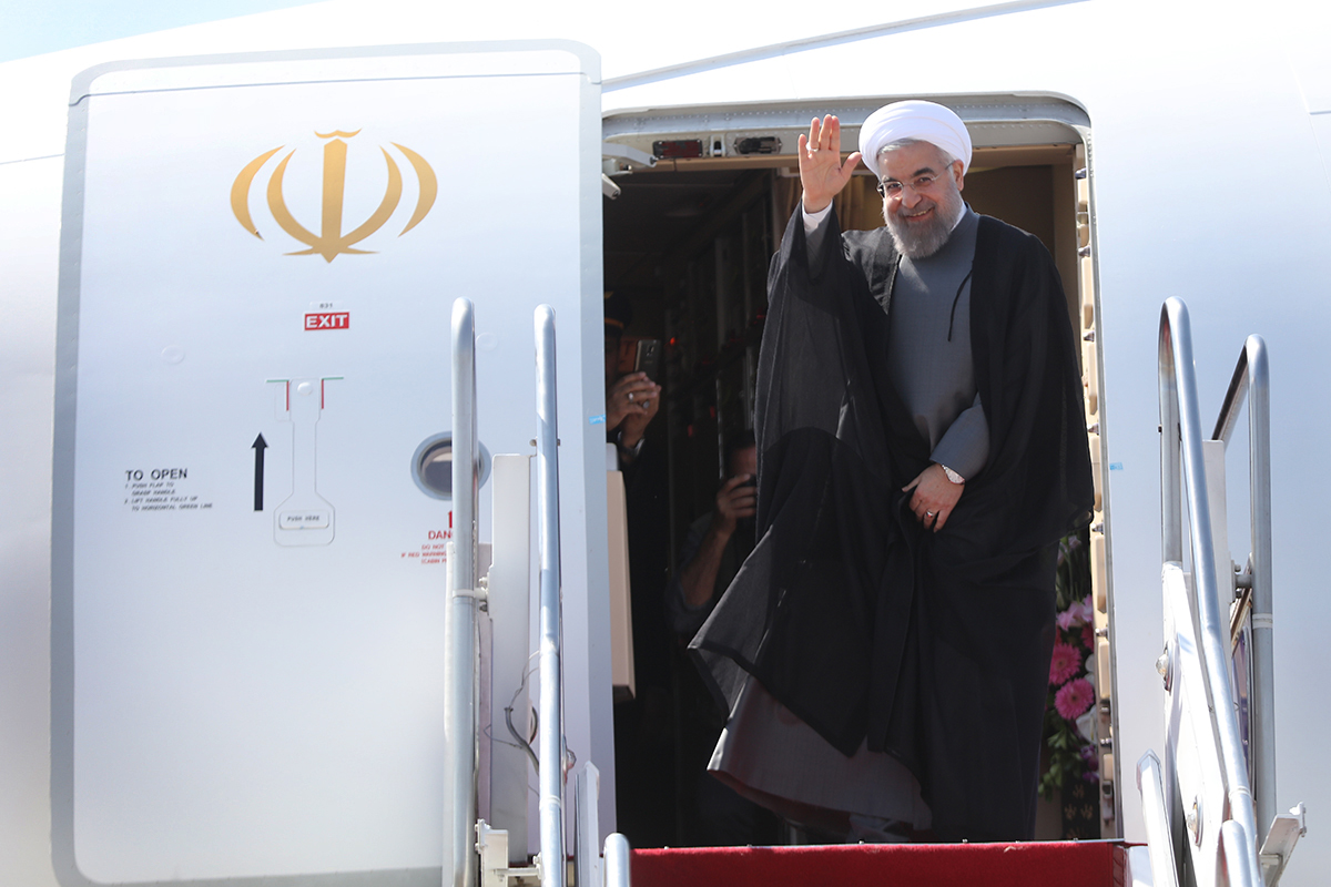 دکتر روحانی تهران را به مقصد نیویورک ترک کرد