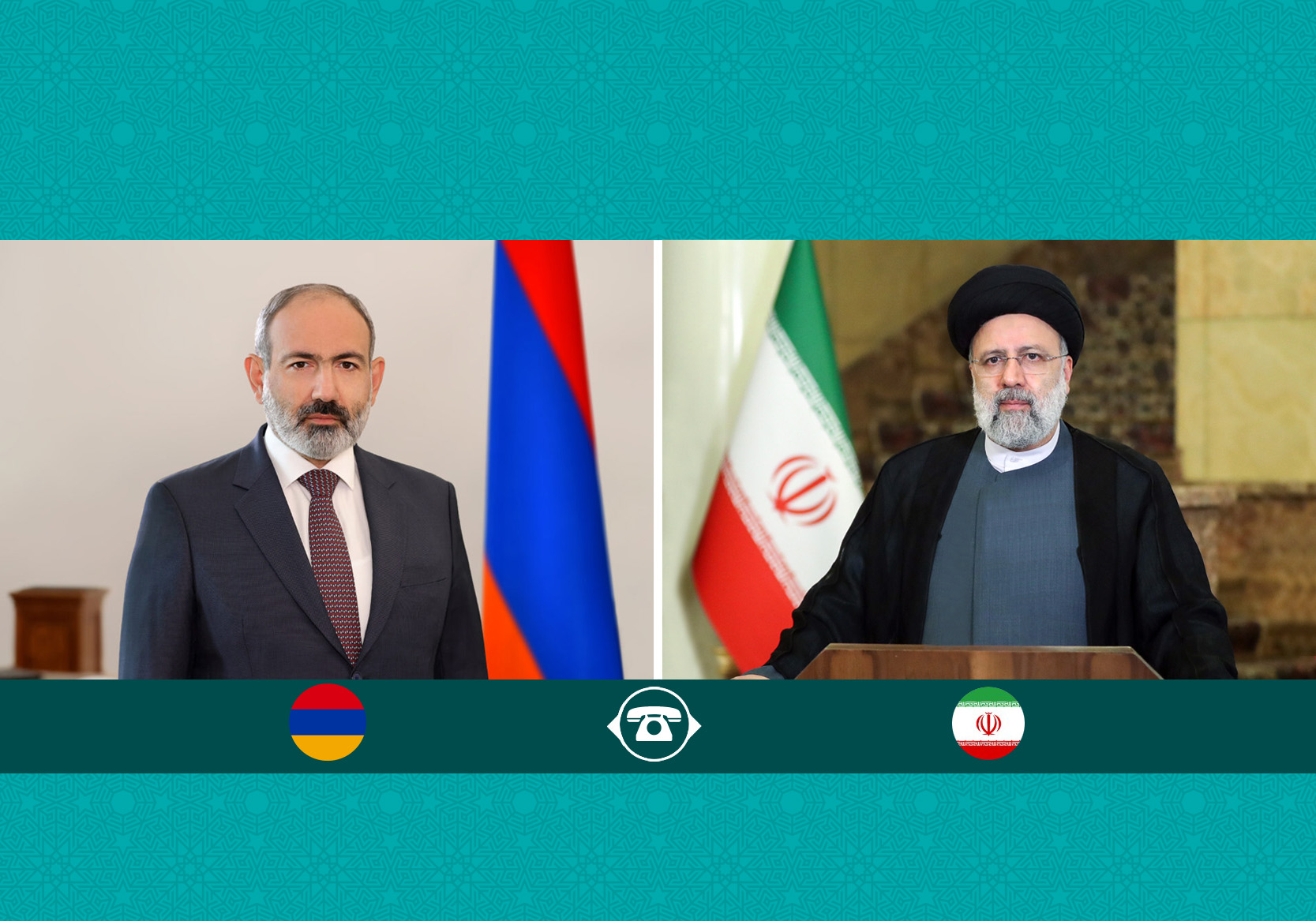 دکتر رئیسی: سیاست خارجی ایران در قبال قفقاز ثابت است/ ابراز خرسندی از روند رو به گسترش روابط و اجرای توافقات فیمابین/ نخست وزیر ارمنستان: تداوم و افزایش مراودات مسئولان دو کشور گواه اراده گسترش همه‌جانبه روابط فیمابین است
