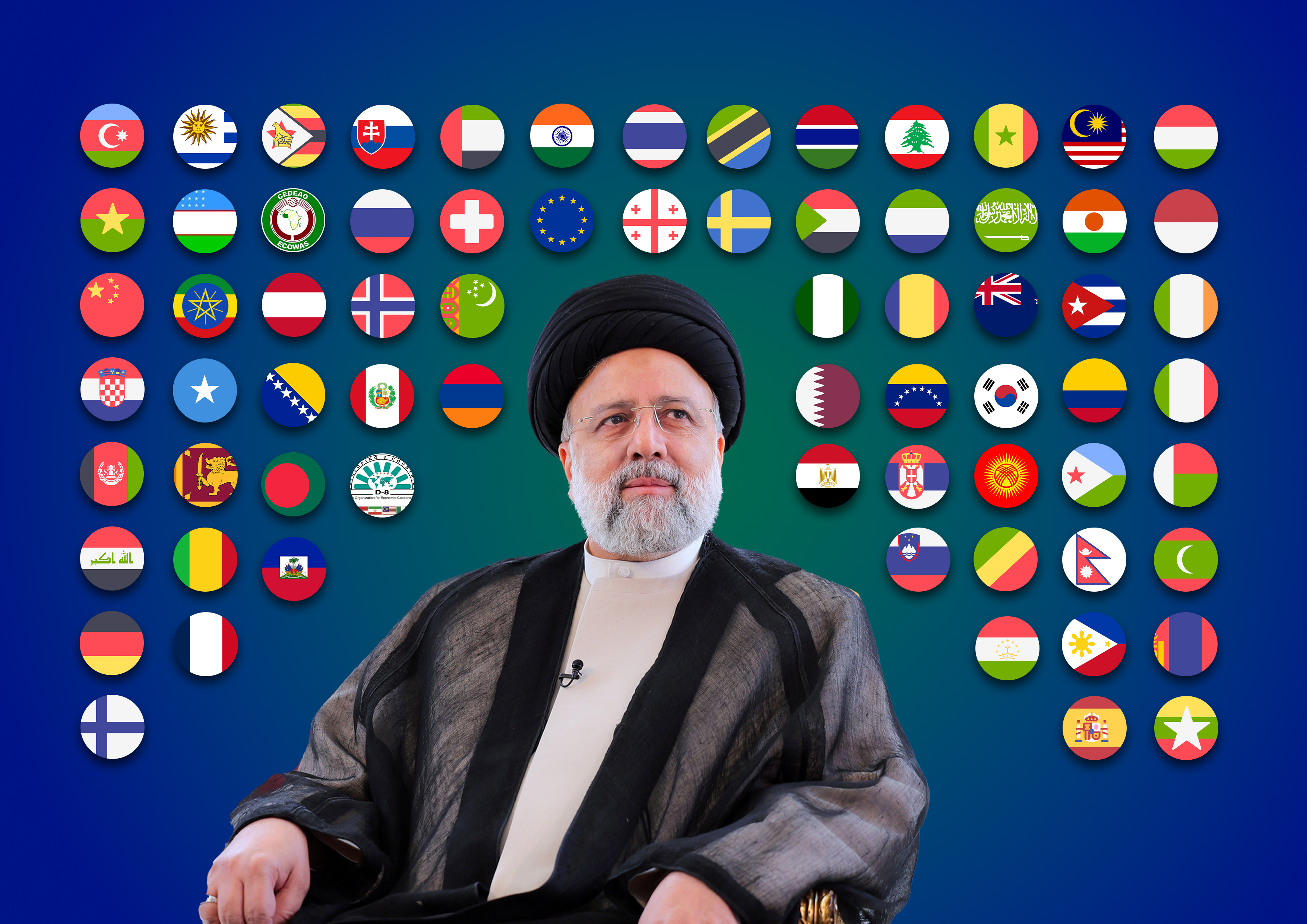ابراز همدردی 115 تن از سران و مقامات کشورها، سازمان‌ها و شخصیت‌های بین‌المللی با ملت ایران
