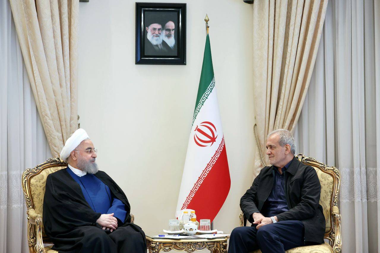 دکتر روحانی با رئیس جمهور منتخب دیدار و گفتگو کرد