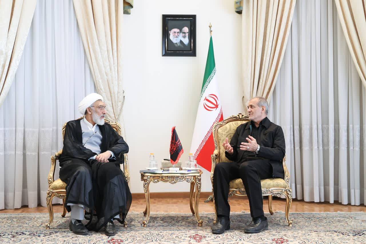 دیدار حجت‌الاسلام پورمحمدی با دکتر پزشکیان