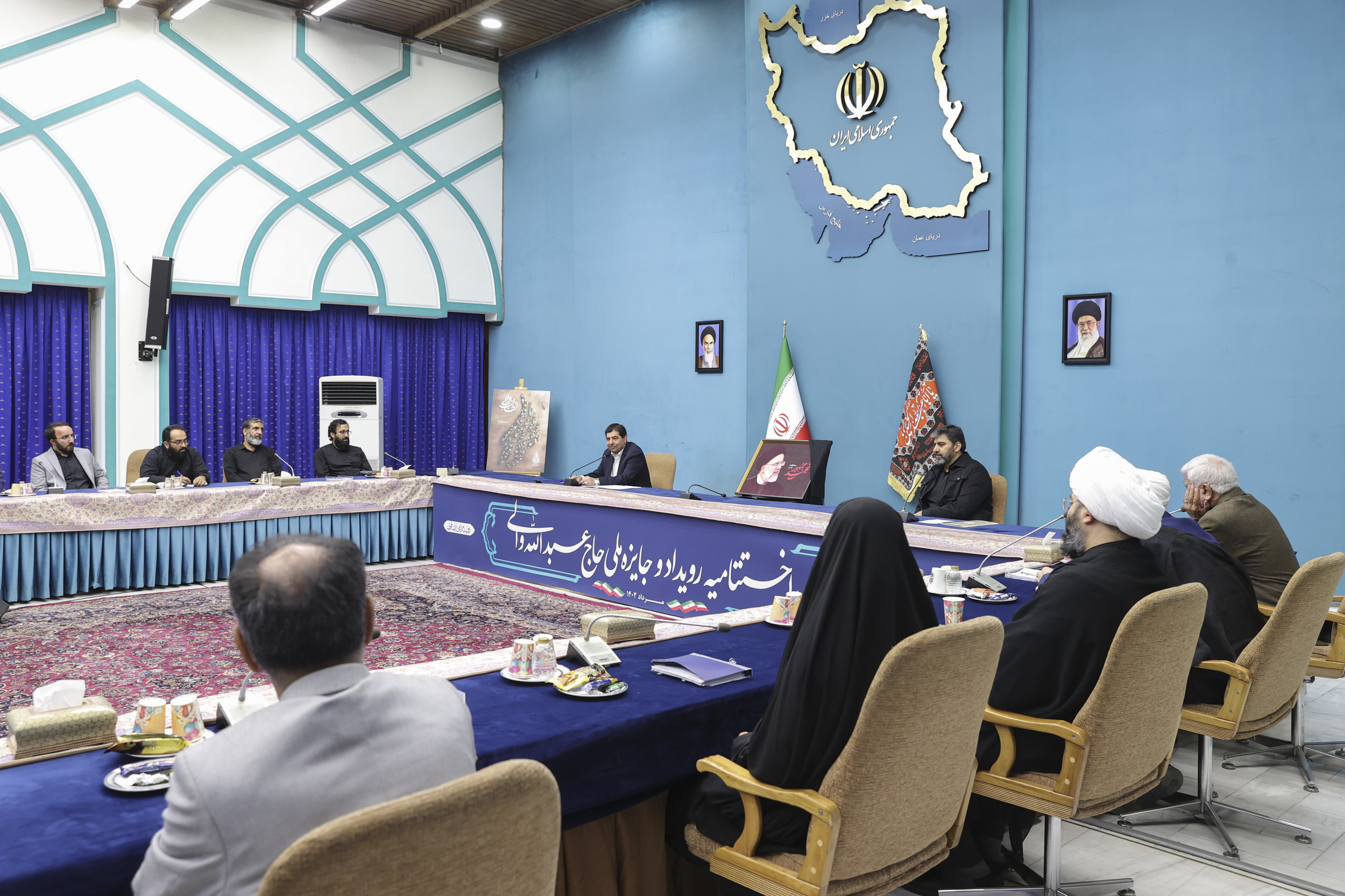 تقدیر از 15 فرد و گروه جهادی برگزیده رویداد و جایزه ملی حاج عبدالله والی
