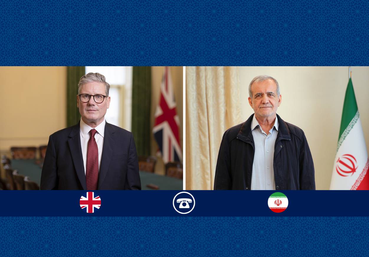 دکتر پزشکیان: حمایت کشورهای غربی از رژیم صهیونیستی امنیت منطقه و جهان را به خطر انداخته است/ پاسخ تنبیهی به متجاوز راهکاری برای توقف جنایت و تجاوزگری است/ از ارتقای سطح روابط دو کشور استقبال می‌کنیم/ کِر استارمر: انگلیس آماده گسترش روابط با ایران است
