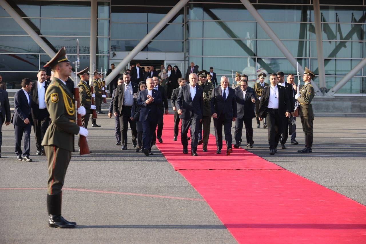 دکتر پزشکیان ارمنستان را به مقصد بلاروس ترک کرد