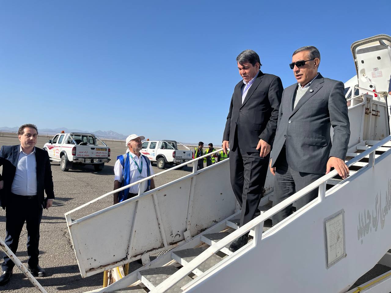 ورورد معاون اجرایی رئیس‌جمهور به شهر بم